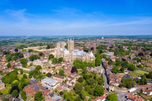 Aerial view of Lincoln